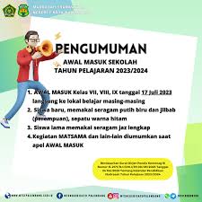 Jadwal Awal Masuk Sekolah